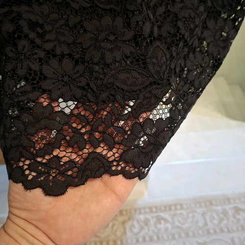 Zara mini dress new, black, with lace