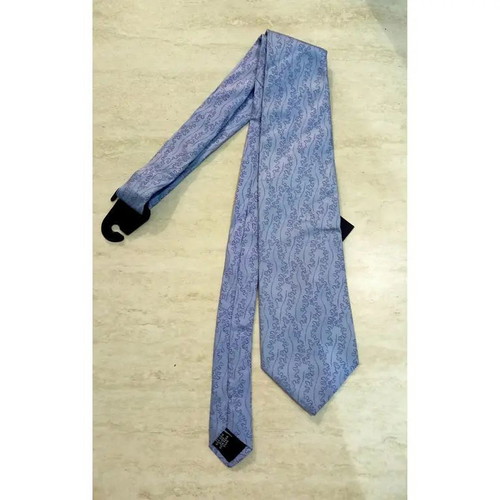 Azzaro Silk Tie Light Blue New