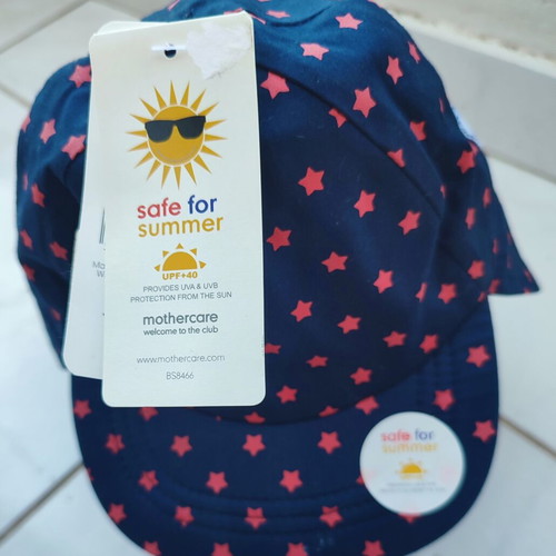 Mothercare Kids Hat new, blue, UPF+40 sun protection