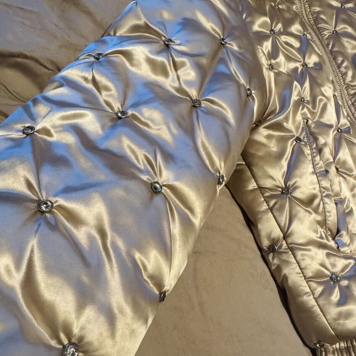 Gold jacket like new with rhinestones, size S