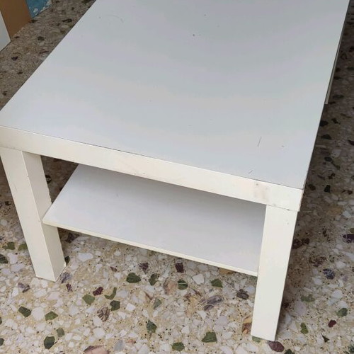 IKEA coffee table used, white, sturdy