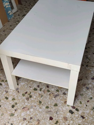 IKEA coffee table used, white, sturdy