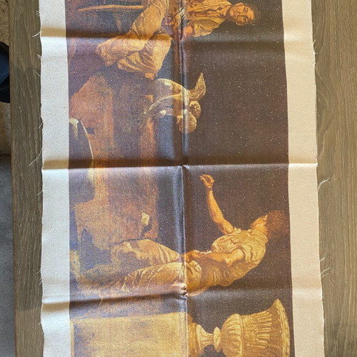 Silk fabric for frame new 0.40x0.70 from Mousio silk Soufli