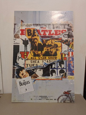 The Beatles Anthology 2 original UK promo display