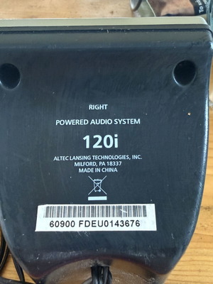 Altec Lansing speakers