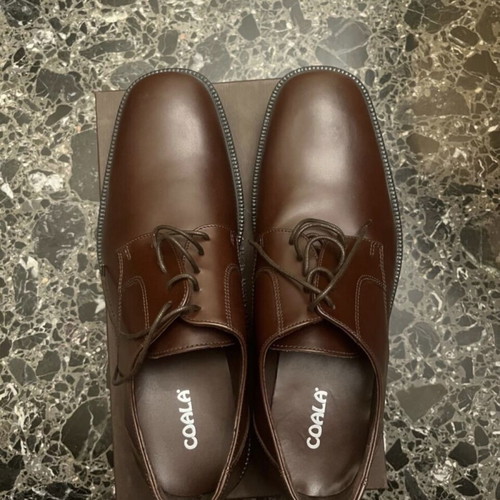 Coala men's leather derbys shoes like new, size 44
