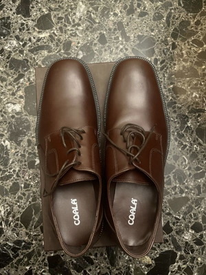 Coala men's leather derbys shoes like new, size 44