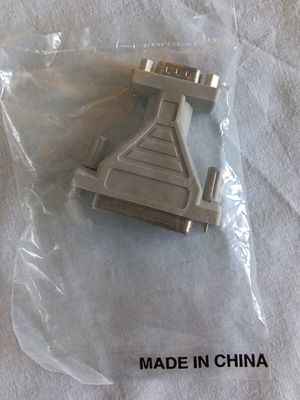 RS-232C DB9 to DB25 conversion adapter new