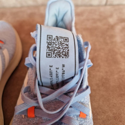 Adidas women's sneakers G27383 like new, pastel glow blue