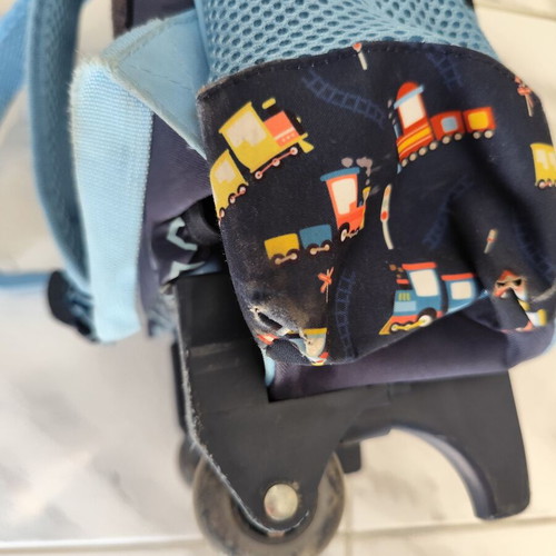 Must kindergarten backpack with train design