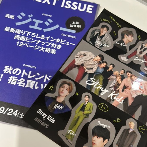 Smart October 2022 Japan magazine with Stray Kids