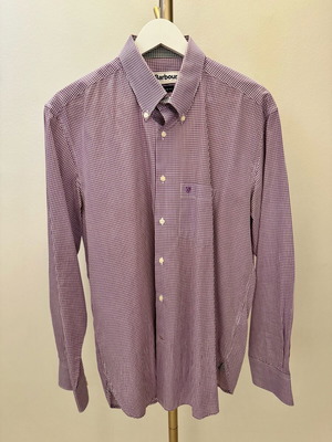 Barbour Rosendale Plum Regular Fit Shirt size L like new