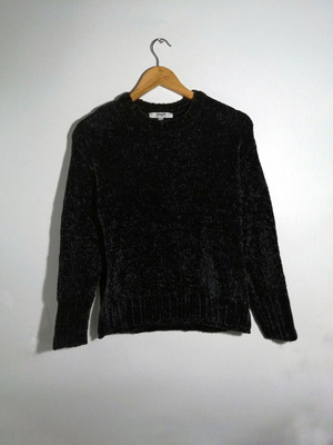Jennyfer knitted blouse used, size M, black