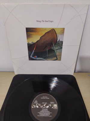 Sting The Soul Cages vinyl record used, rock