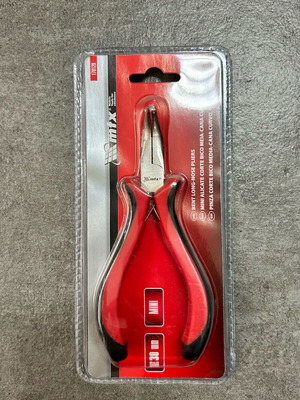 Mini bent nose pliers with insulation MTX new