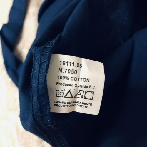 Πάνινη τσάντα ώμου καινούργια, μπλε, βαμβακερή