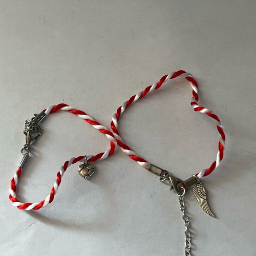 Martis bracelets set of 2 with metal decorations like new