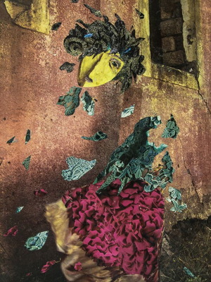 Modern art collage print 21x29 on high-quality paper new