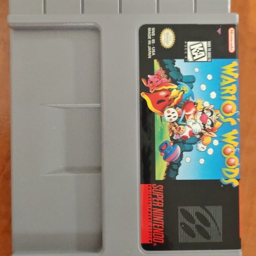 Super Nintendo Wario’s Woods used, European PAL edition