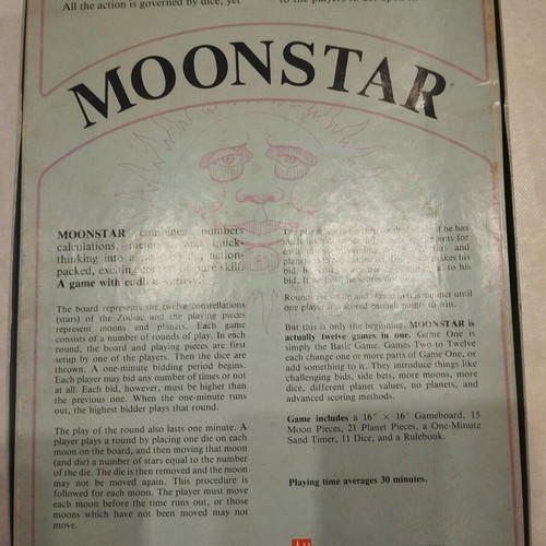 Moonstar board game by Avalon Hill, collectible