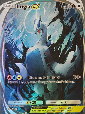 Pokemon Lugia Art Card in excellent condition