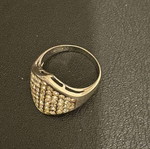 Women's ring No54 used, yellow gold color