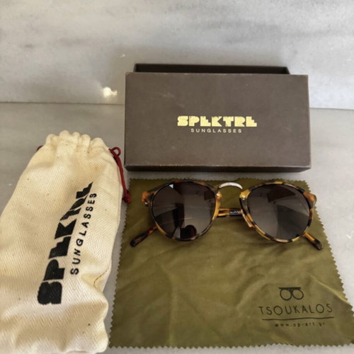 Spektre sunglasses new, beige and brown
