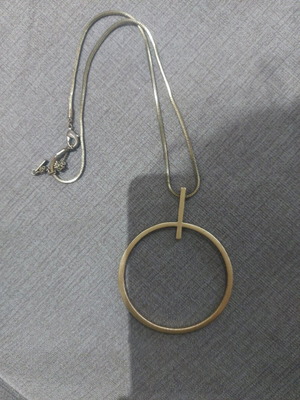 Pilgrim necklace used, gold color