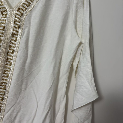 Kaftan white women's with gold details new