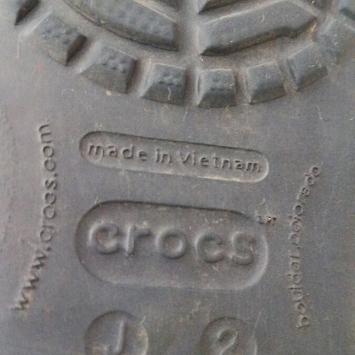 Crocs kids boots used, blue, sizes 33-34