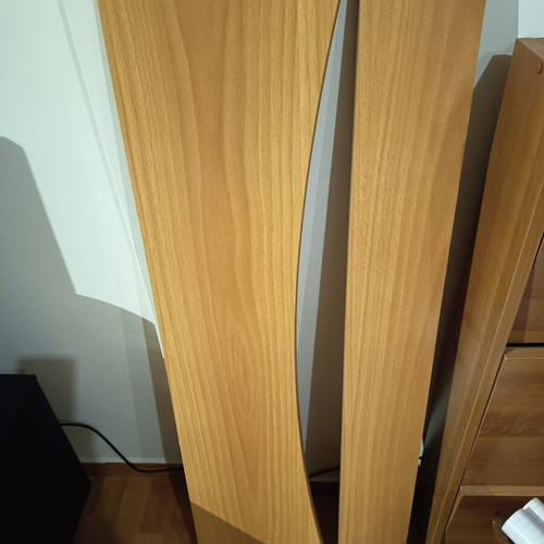 Neoset Desk and Shelves like new, light brown
