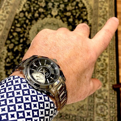 Seiko Kinetic Direct Drive 42mm μεταχειρισμένο, αδιάβροχο 100Μ