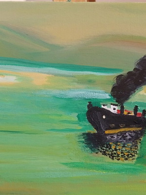 Ploio4 acrylic on canvas new 20×30cm