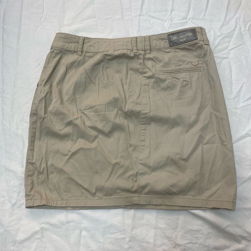 Beige skirt used, in good condition, size M