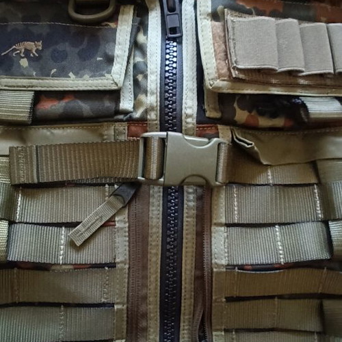 Tasmanian Tiger Tactical Molle Battle Vest Flecktarn Slightly Used