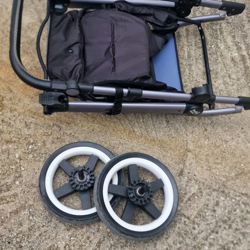 Just Baby 3-in-1 stroller used with adjustable orientation