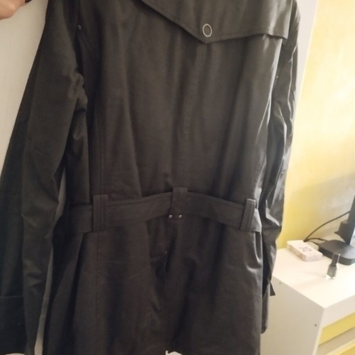 Bertolucci men's trench coat XL used, black