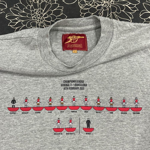 Arsenal Subutteo T Shirt Champions League used