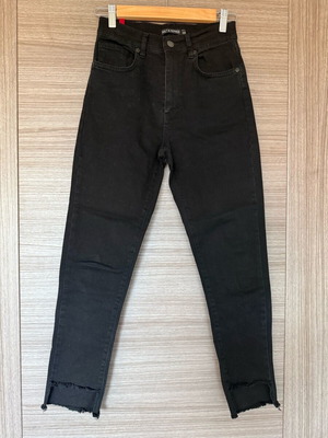 Salt&pepper jeans black denim like new, slim fit, size S