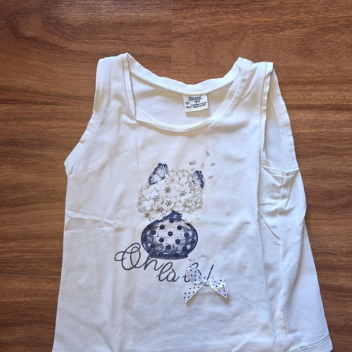 Mayoral set for 3-year-old girl like new, white polka dots