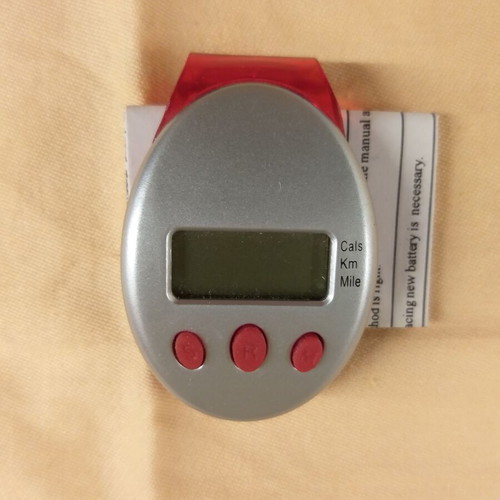 Pedometer-step counter unused with instruction leaflet