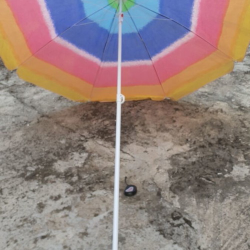 Beach umbrella new, diameter 1.35m