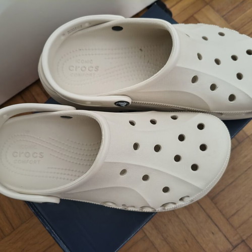Crocs slippers size 41 like new, beige