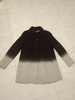 Zara two-tone cape used, beige and brown