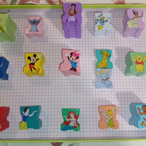 Collectible wooden Disney puzzle figures new in box