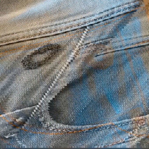 Bershka women's denim pants like new, small 36, blue turquoise