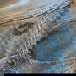 Bershka women's denim pants like new, small 36, blue turquoise