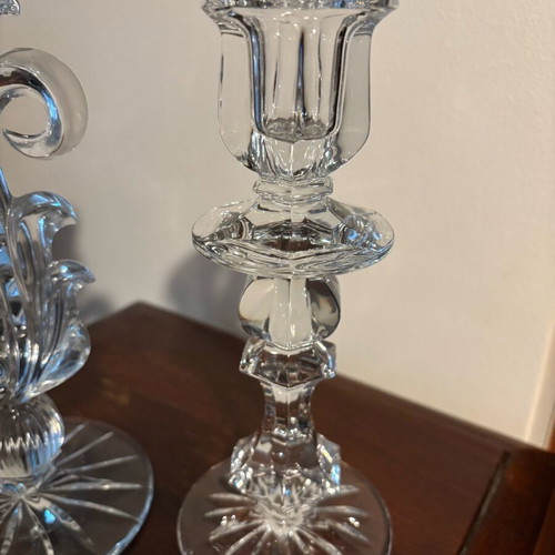 Crystal candlesticks like new