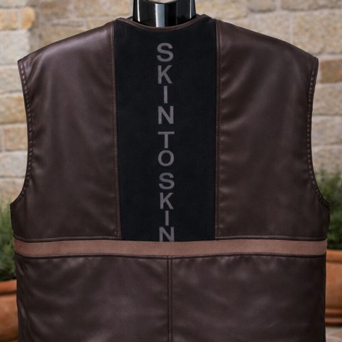 Men's leather coat Kastoria XXL like new, brown
