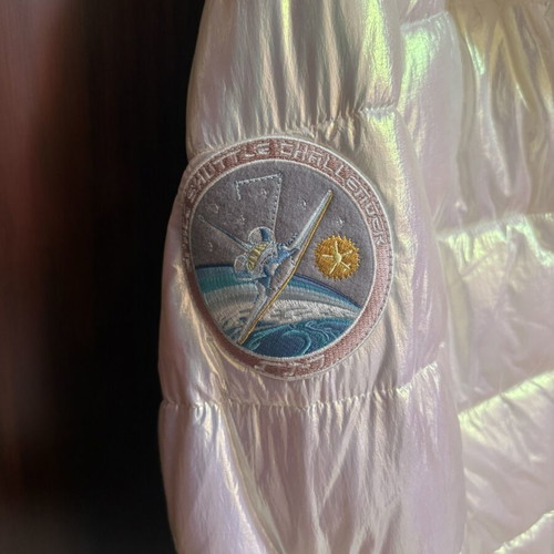 Alpha Industries Holographic Hooded Puffer Jacket new, size M